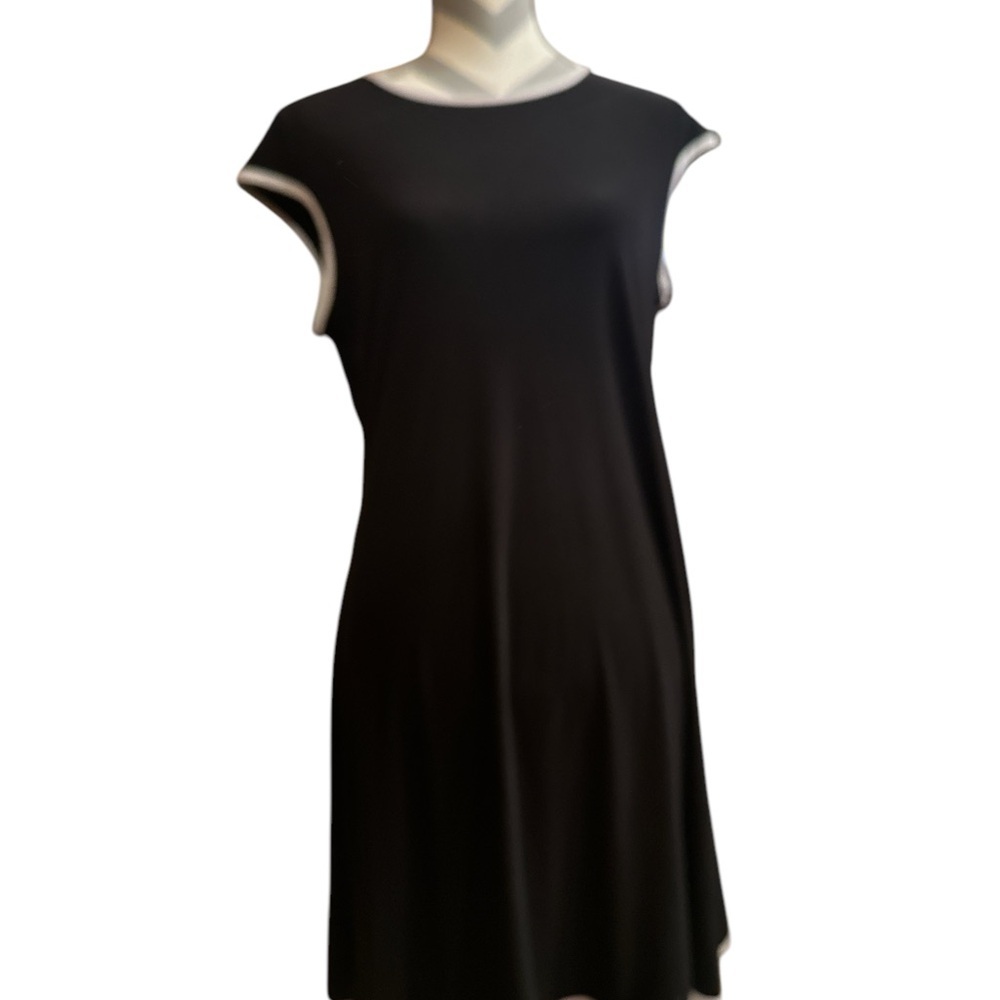 Annalee + Hope Black Sleeveless Shift Dress Aline – Size L NWT